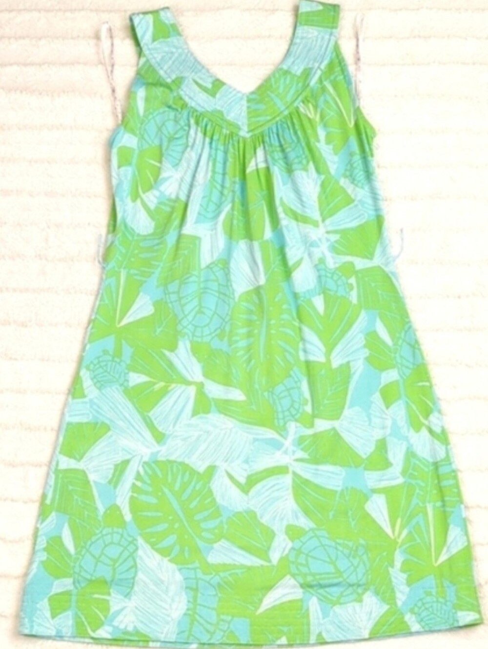 Lilly Pullitzer Silk Blend Nadja Dress "Love Me Or Leaf Me" - Picture 9 of 14